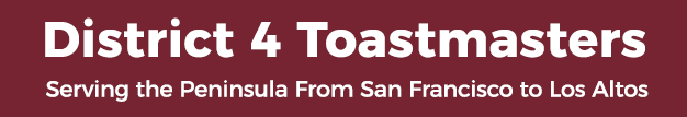 District 4 Toastmasters