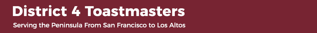 District 4 Toastmasters